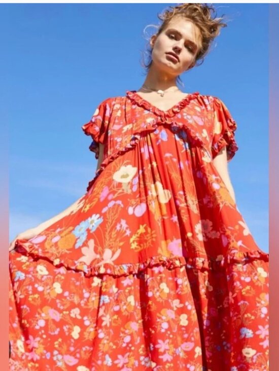 Spell Dresses & Skirts - Free People x Spell Wild Bloom Maxi Dress Medium Floral Boho Like New